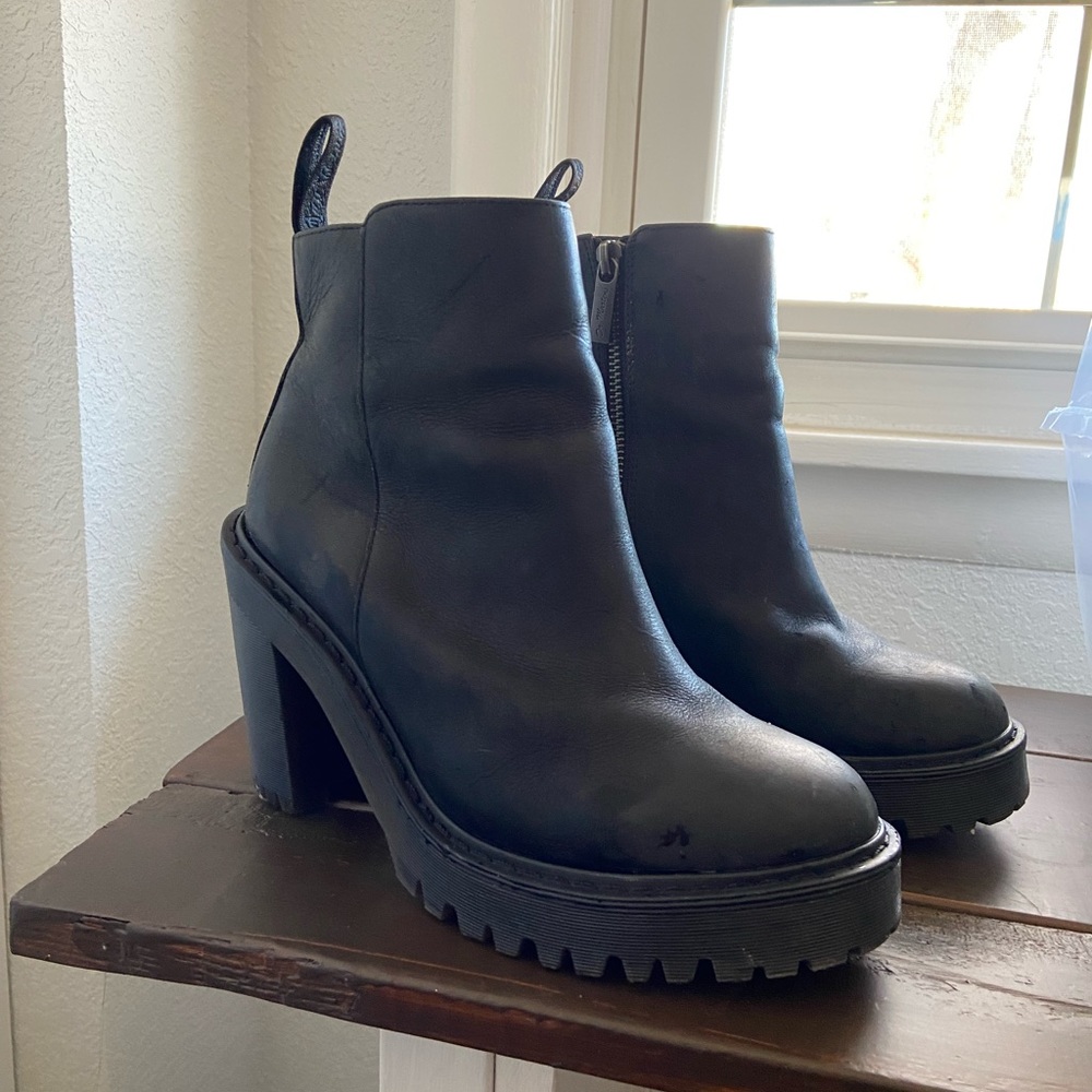 Dr. Martens Magdalena Chelsea Boots with heel